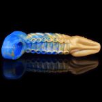 Hollow Penis Extension With Scrotum Ring - Red - Image 5