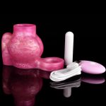 Mixed Color Vibrating Silicone Cock Sleeve - Image 6