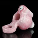 Mixed Color Vibrating Silicone Cock Sleeve - Image 7