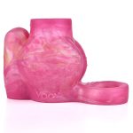 Mixed Color Vibrating Silicone Cock Sleeve - Image 13