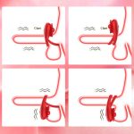 Rose Shackle Plus App Remote Control Vibration Penis Ring - Image 3