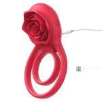 Petal-shaped Vibrating Penis Ring - Image 4
