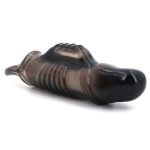 Vibrating Penis Extender Sleeve - Stripe - Image 3