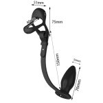 Cock & Ball Ring With Anal Plug - Image 3