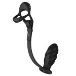 Cock & Ball Ring With Thread Anal Plug - Image 6