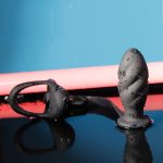 Cock & Ball Ring With Thread Anal Plug - Image 2