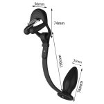 Silicone Vibrating Cock Ring with Anal Vibrator - Image 3