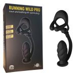 Silicone Vibrating Cock Ring with Thread Anal Vibrator - Image 4