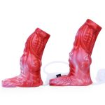 Squirting Flame Lifelike Penis Sleeve - A