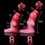 Flame Lifelike Penis Sleeve - A - Image 2