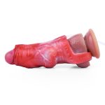Squirting Flame Lifelike Penis Sleeve - B - Image 11