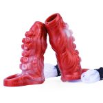 Squirting Flame Lifelike Penis Sleeve - C - Image 3