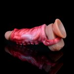 Flame Lifelike Penis Sleeve - C - Image 11