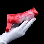 Flame Lifelike Penis Sleeve - D - Image 8