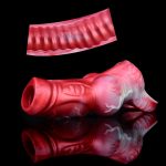 Flame Lifelike Penis Sleeve - D