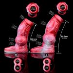 Flame Lifelike Penis Sleeve - D - Image 3