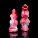 Flame Lifelike Penis Sleeve - E - Image 9