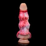Flame Lifelike Penis Sleeve - E - Image 10