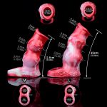 Flame Lifelike Penis Sleeve - E - Image 3