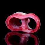 Flame Lifelike Penis Sleeve - E - Image 5