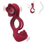 Rose Clit Stimulator Cock Ring - Image 6