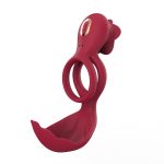Rose Clit Stimulator Cock Ring
