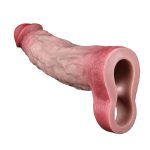 Realistic Penis Enlargement Sleeve - 7.72 in - Image 8