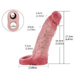 Realistic Penis Enlargement Sleeve - 6.82 in - Image 2