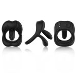 Lips Tongue Erection Enhancer Vibration Cock Ring - Image 2