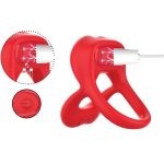 Lips Vibration Triple Cock Ring - Image 4