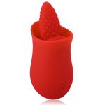 Silicone Flower Shape Vibrator with Tongue - Image 9