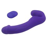 Double Rider Strapless Strap - on Vibrator - Wireless - Image 4