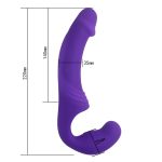Double Rider Strapless Strap - on Vibrator - Wireless - Image 5