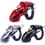 Electro Lockdown Estim Male Chastity Cage - Black - Image 2