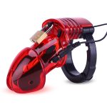 Electro Sex Chastity Device - Red - Image 6