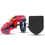 Electro Sex Chastity Device - Red - Image 2