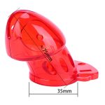 Electro Sex Chastity Device - Red - Image 5