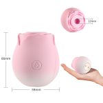 Gradient Colored Suction Rose Vibrator - Image 2