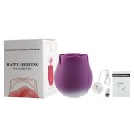 Gradient Colored Suction Rose Vibrator - Image 4