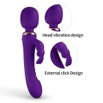 Rabbit Wand Dildo Vibrator