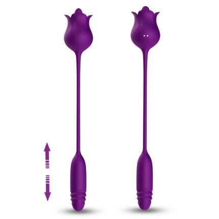 Rose Tongue Licking & Thrusting Vibe