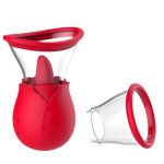 Tongue-licking & Suckiner Rose Clit Pump