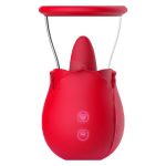 Tongue-licking & Suckiner Rose Clit Pump - Image 2