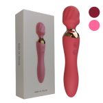 Dual Vibrator Clitoris Wand Orgasms Stimulator