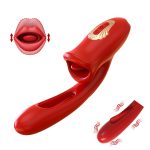 Mouth Lip Biting Vibrator with G Spot Tapping