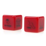 Red Acrylic Dice Game Sexy Toy - Image 2