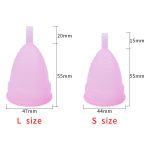Silicone Folding Period Menstrual Cup - Image 4