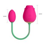 Rose Sucking Clitoral Vibrator With Ball - Image 3