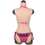 Breast Shape Triangle Fake Vaginal Jumpsuit-M-Cotton - Image 4