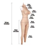 Ankle-length Silicone Bodysuit -Cotton - Image 4